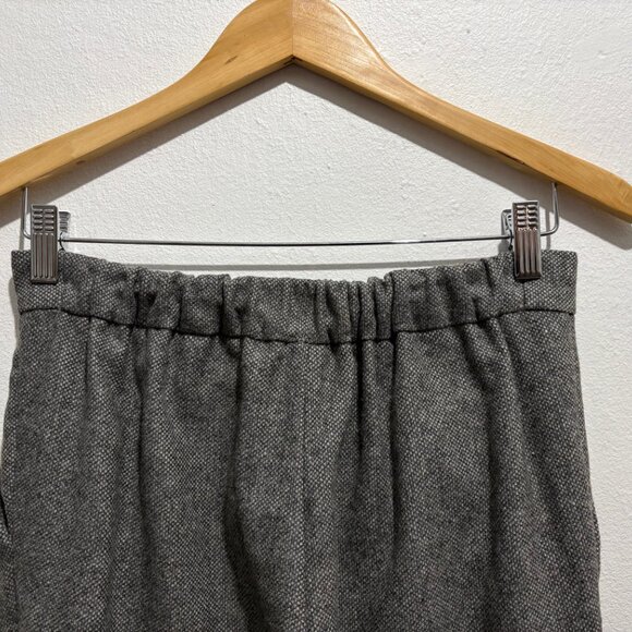 Aritzia Babaton Cohen cropped wool blend pant in grey tweed - Picture 6 of 9
